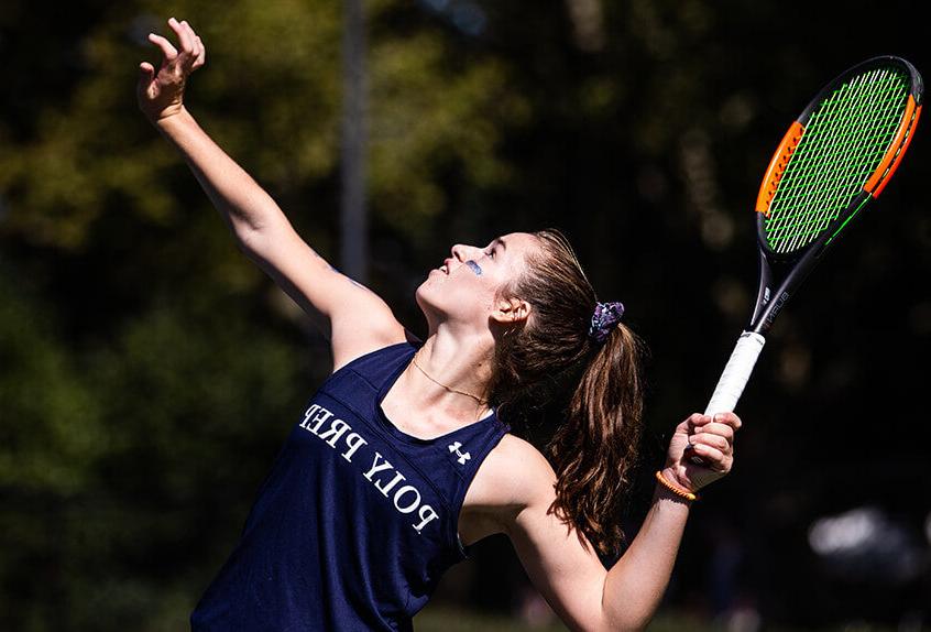 Girls tennis player